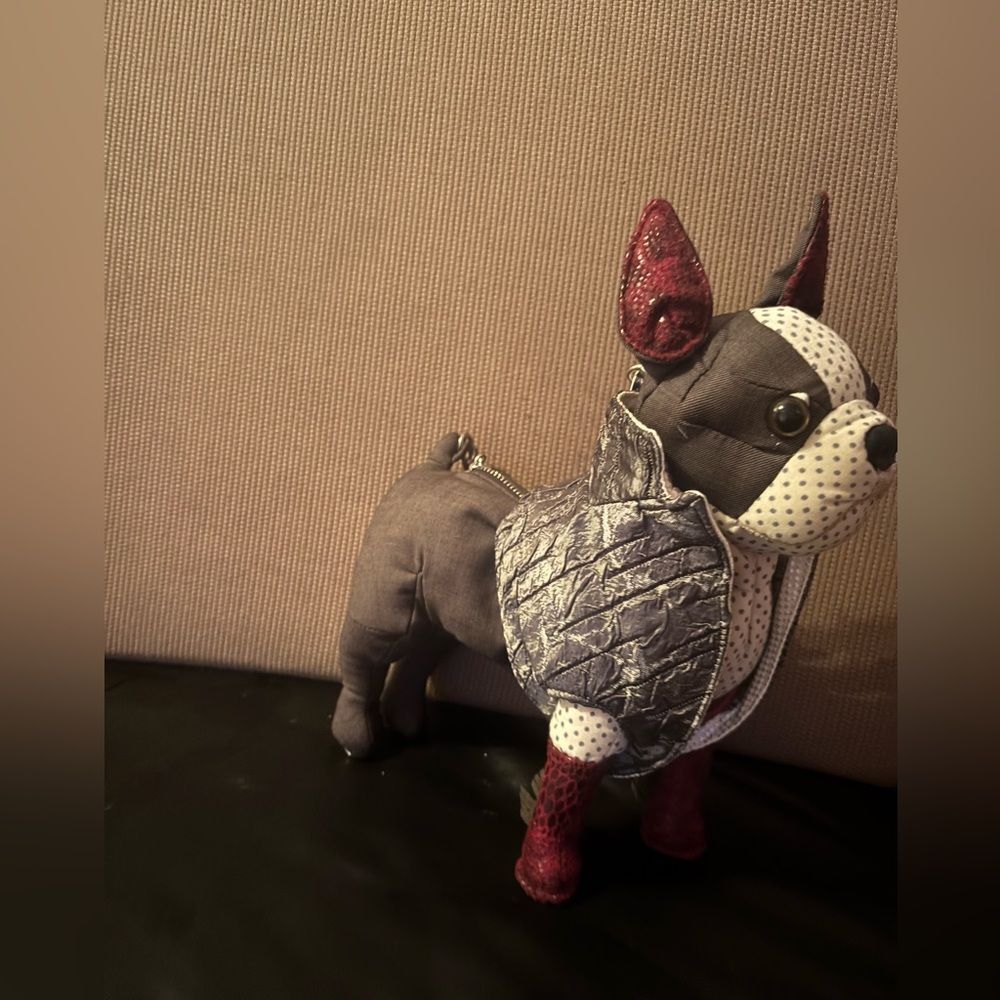 Fuzzy Nation Limited-Edition ‘Boston-in-Boots Elvis’ Purse dog design handbag